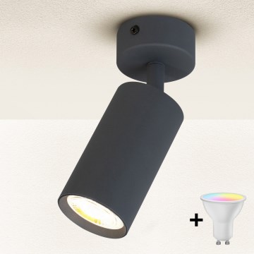 Brilagi - LED RGBW fényerőszabályozható spotlámpa SELE 1xGU10/6,5W/230V 2700-6500K antracit