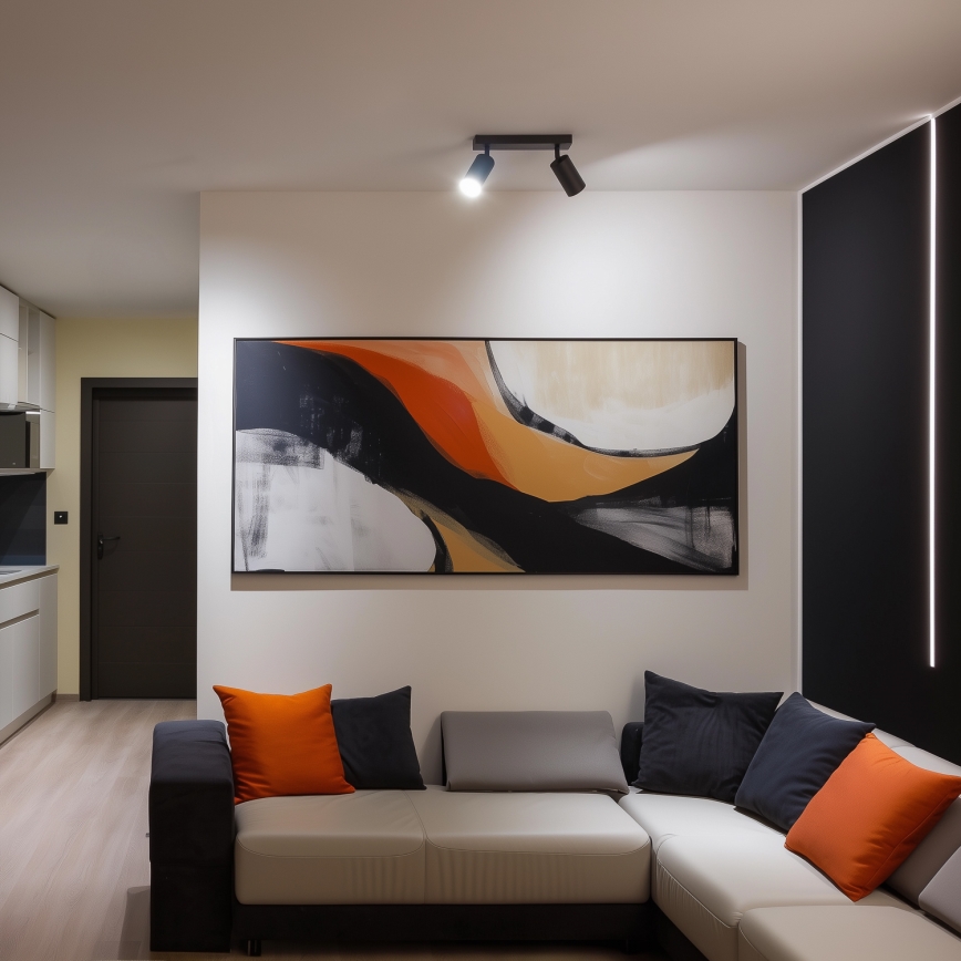Brilagi - LED RGBW dimmelhető spotlámpa SELE 2xGU10/4,8W/230V 3000K antracit + távirányító