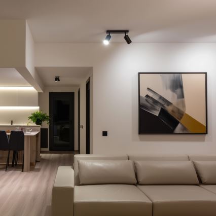 Brilagi - LED RGBW dimmelhető spotlámpa SELE 2xGU10/4,8W/230V 3000K fekete + távirányító