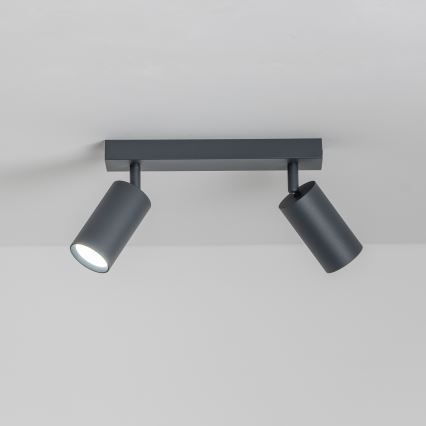 Brilagi - LED RGBW dimmelhető spotlámpa SELE 2xGU10/6W/230V 3000K antracit + távirányító