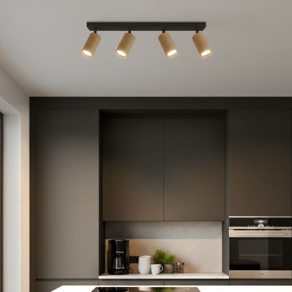 Brilagi - SELE MODERN LED RGBW dimmelhető spotlámpa 4xGU10/6W/230V 3000K aranyszínű + távirányító