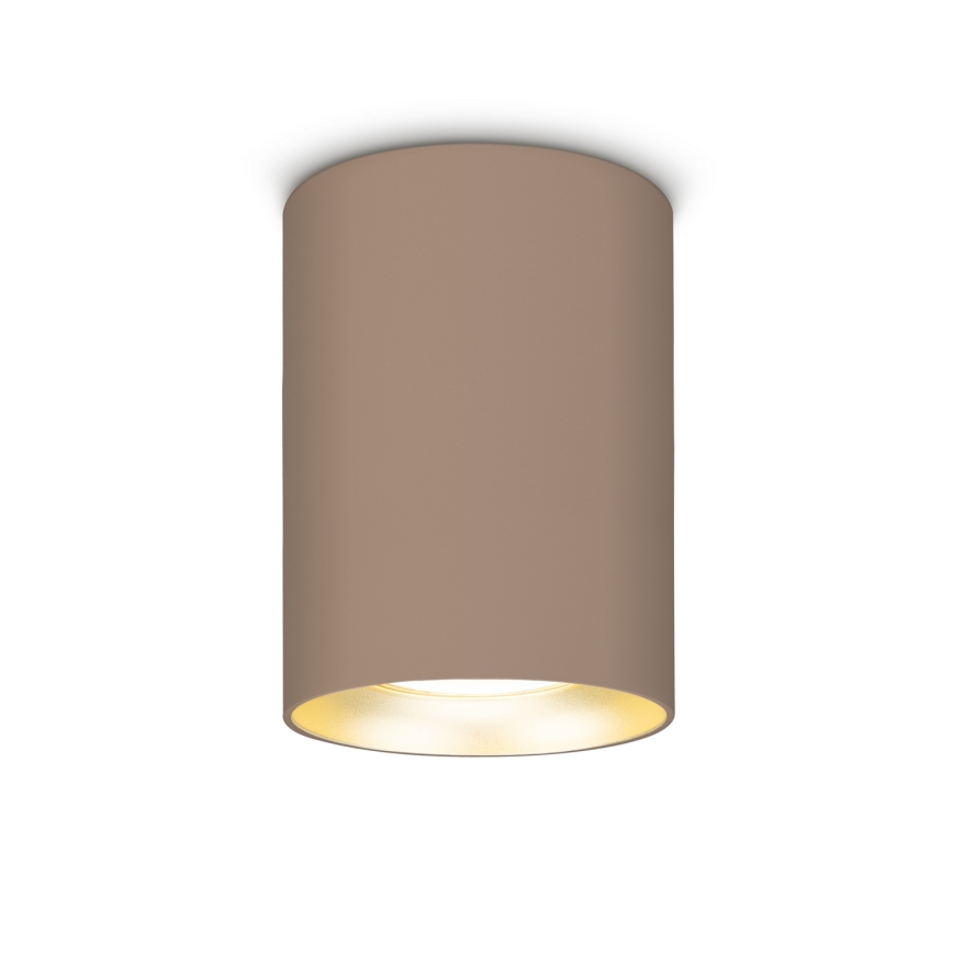 Brilagi - LED RGBW fényerőszabályozható spotlámpa TRINE 1xGU10/4,8W/230V 3000K bézs/arany + távirányító