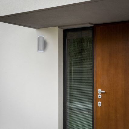 Brilagi - LED RGBW dimmelhető kültéri fali lámpa MATERA 2xGU10/4,8W/230V 3000K IP54 szürke + távirányító