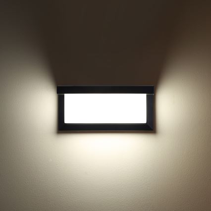 BRILAGI - LED RGBW dimmelhető kültéri fali lámpatest BRICKY 1xE27/12W/230V 2700-6500K IP54 fekete