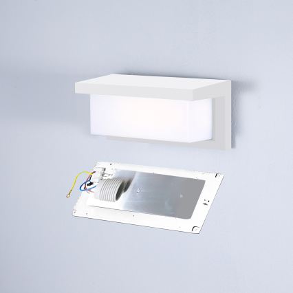 Brilagi - LED RGBW Fényerőszabályozható kültéri fali lámpatest BRICKY 1xE27/15W/230V 2700-6500K IP54 fehér