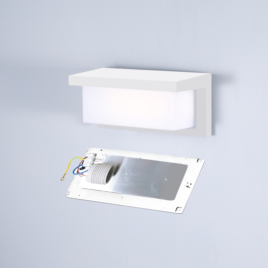 Brilagi - LED RGBW Fényerőszabályozható kültéri fali lámpatest BRICKY 1xE27/15W/230V 2700-6500K IP54 fehér