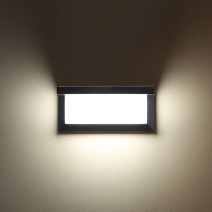 Brilagi - LED RGBW fényerőszabályozható kültéri fali lámpatest BRICKY 1xE27/9W/230V 2700-6500K antracit IP54