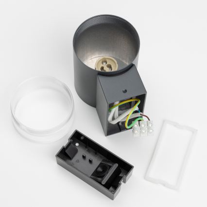 Brilagi - LED RGBW fényerőszabályozható kültéri fali lámpatest MATERA 1xGU10/4,8W/230V 3000K IP54 antracit + távirányító