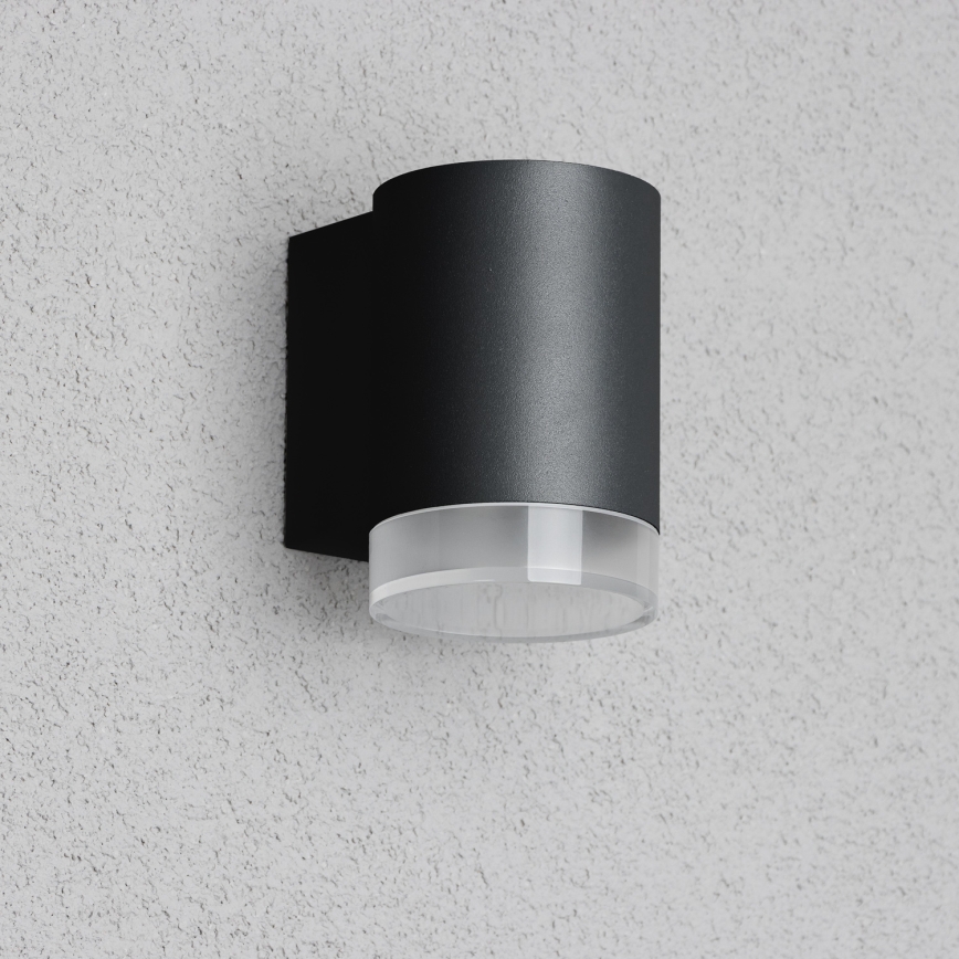 Brilagi - LED RGBW fényerőszabályozható kültéri fali lámpatest MATERA 1xGU10/4,8W/230V 3000K IP54 fekete + távirányító