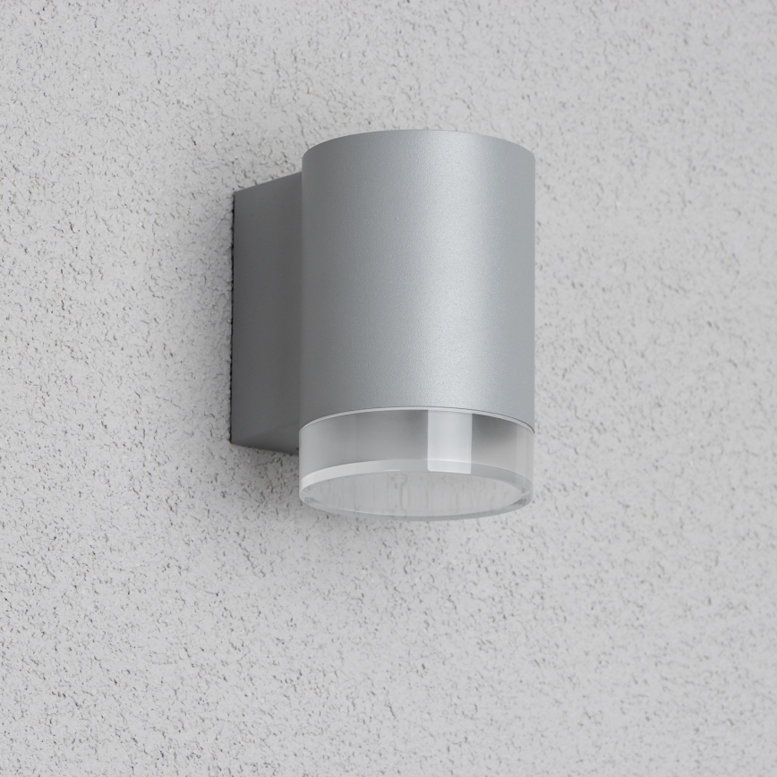 Brilagi - LED RGBW dimmelhető kültéri fali lámpatest MATERA 1xGU10/4,8W/230V 3000K IP54 szürke + távirányító