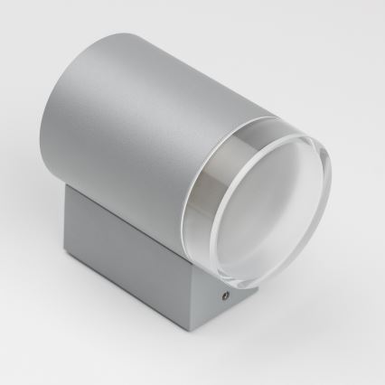 Brilagi - LED RGBW dimmelhető kültéri fali lámpatest MATERA 1xGU10/4,8W/230V 3000K IP54 szürke + távirányító