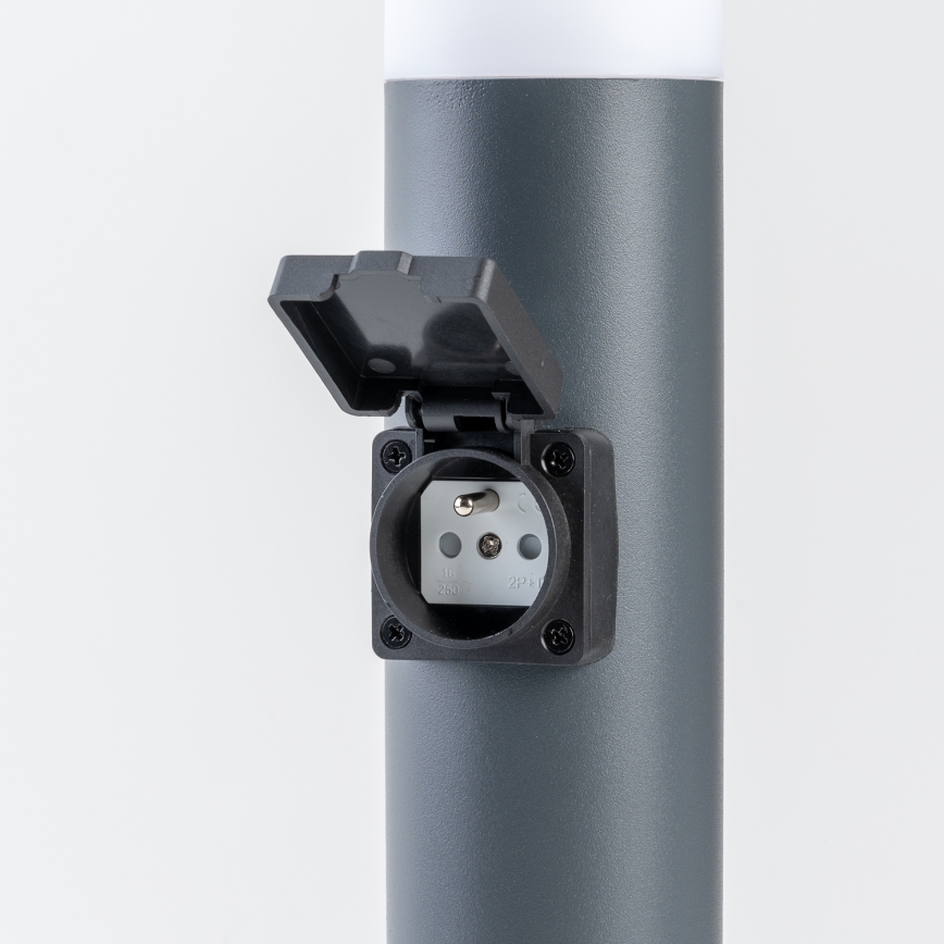 BRILAGI - LED RGBW dimmelhető kültéri lámpa foglalattal ELIA 1xE27/6,5W/230V 2700-6500K IP44 Wi‑Fi 50 cm antracit