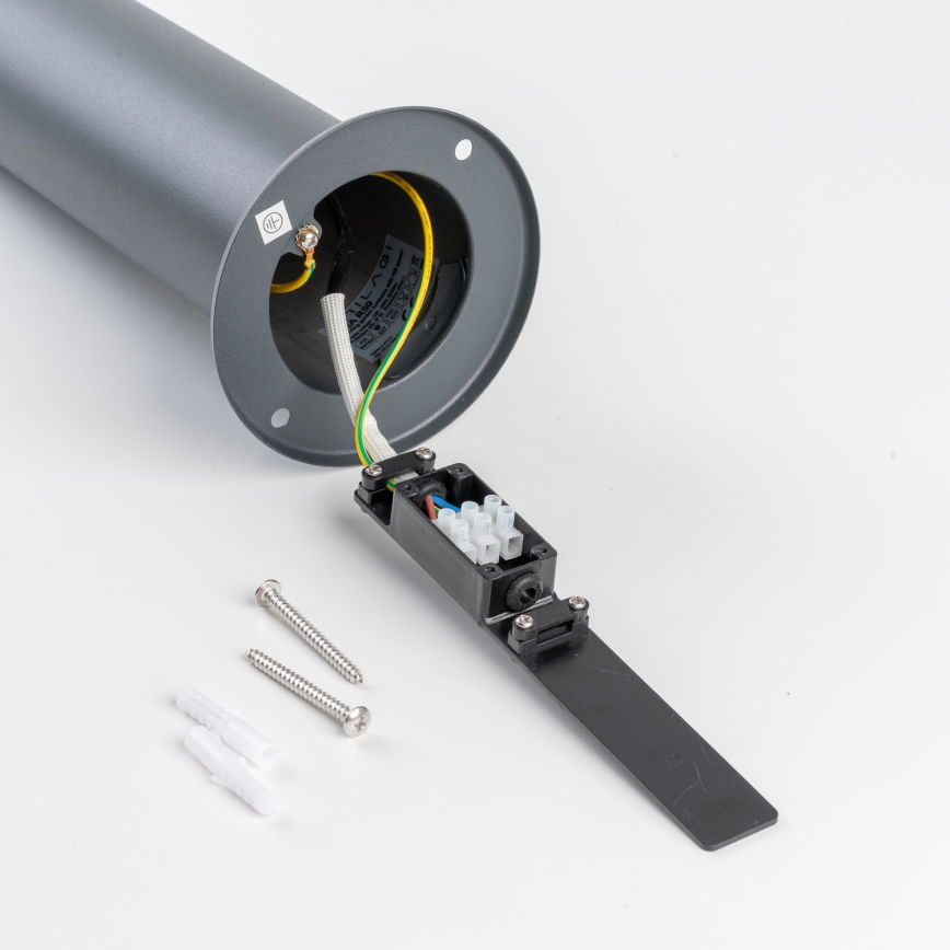 BRILAGI - LED RGBW dimmelhető kültéri lámpa foglalattal ELIA 1xE27/6,5W/230V 2700-6500K IP44 Wi‑Fi 50 cm antracit