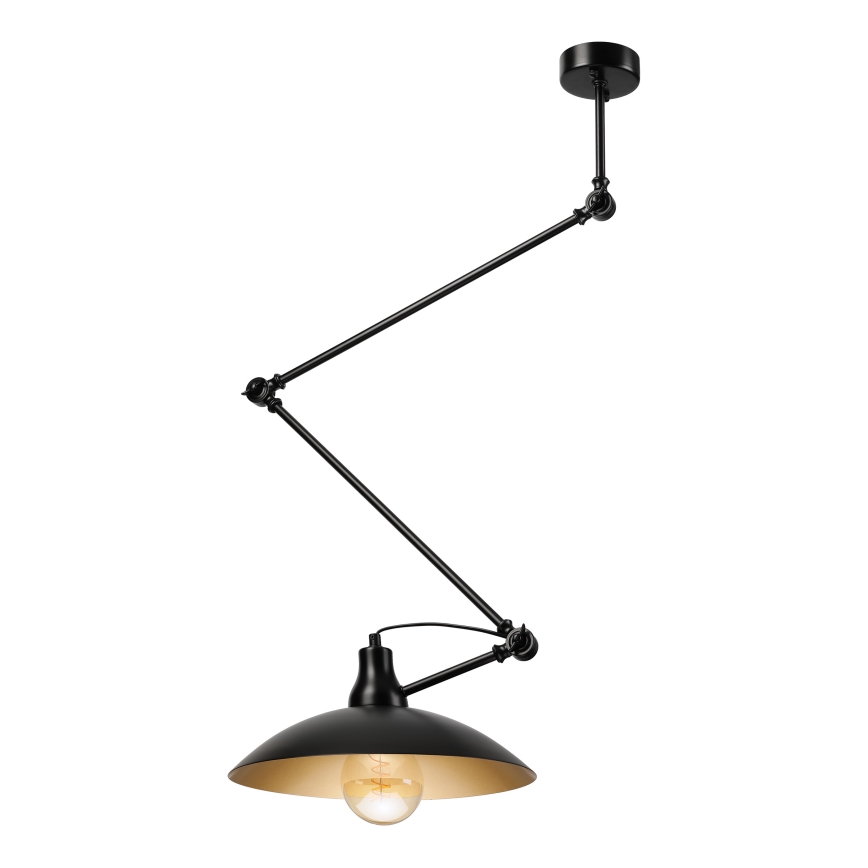 Brilagi - LED rudas csillár IRONBEAM 1xE27/60W/230V fekete