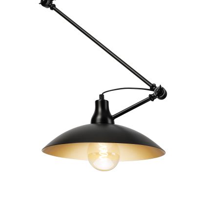 Brilagi - LED rudas csillár IRONBEAM 1xE27/60W/230V fekete