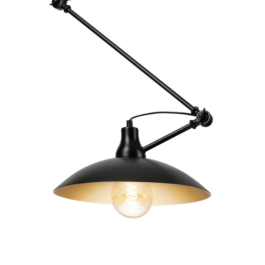 Brilagi - LED rudas csillár IRONBEAM 1xE27/60W/230V fekete