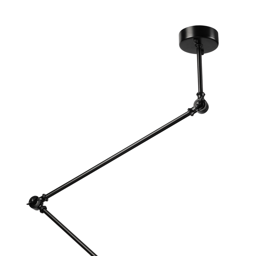 Brilagi - LED rudas csillár IRONBEAM 1xE27/60W/230V fekete