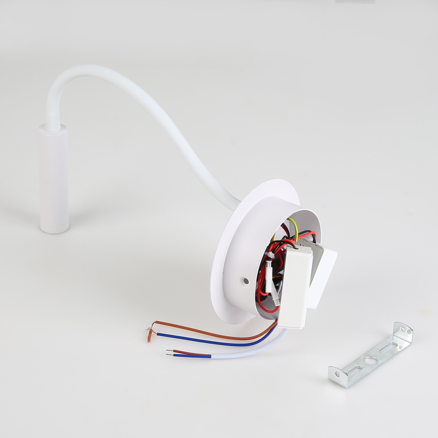 Brilagi - LED Rugalmas fali lámpa USB porttal MAYA LED/3W/230V 4000K fehér