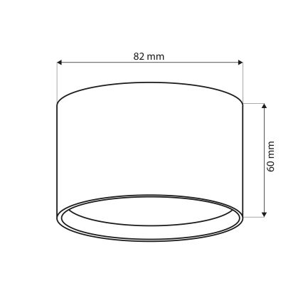 Brilagi - LED SMOOTH spotlámpa 1xGX53/15W/230V arany