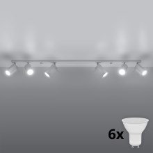 Brilagi -  LED Spotlámpa ASMUS 6xGU10/7W/230V fehér