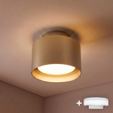 BRILAGI - LED spotlámpa BACKLIT 1xGX53/15W/230V + LED/3W átm. 10 cm arany