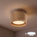 BRILAGI - LED spotlámpa BACKLIT 1xGX53/15W/230V + LED/3W átm. 10 cm tölgy dekor