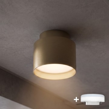 BRILAGI - LED spotlámpa BACKLIT 1xGX53/15W/230V + LED/3W átmérő 8 cm arany