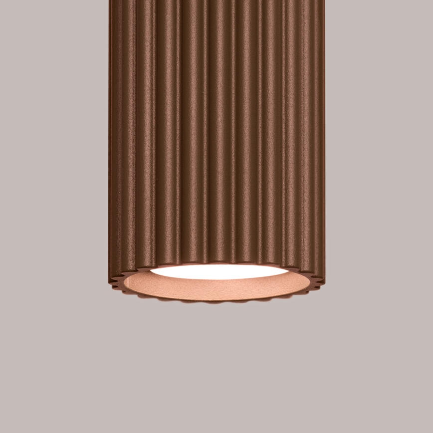 Brilagi - LED spotlámpa CRESTO 1xGU10/10W/230V 10 cm barna