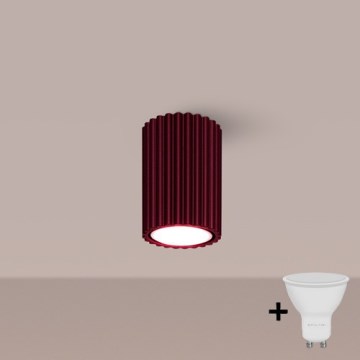 Brilagi - LED spotlámpa CRESTO 1xGU10/10W/230V 10 cm bordó