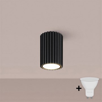 Brilagi - LED spotlámpa CRESTO 1xGU10/10W/230V 10 cm fekete
