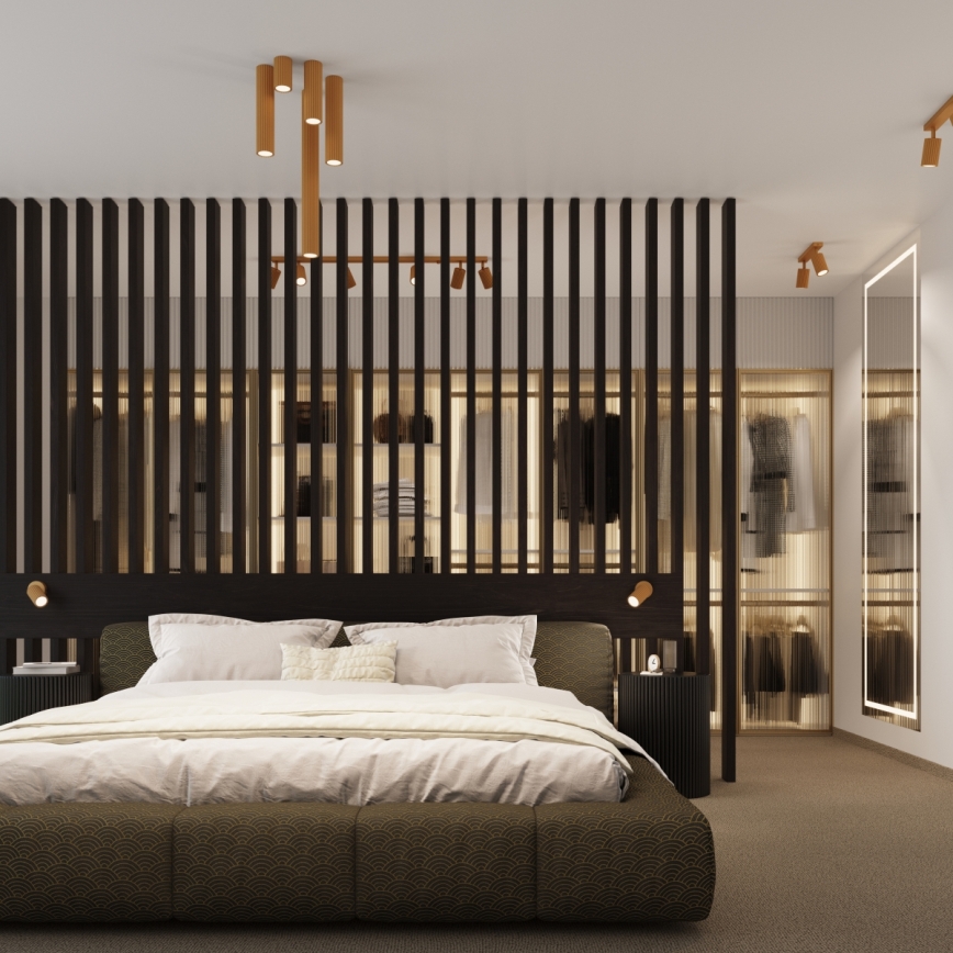 Brilagi - LED spotlámpa CRESTO 1xGU10/10W/230V 20 cm arany