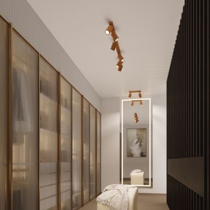 Brilagi - LED spotlámpa CRESTO 1xGU10/10W/230V 20 cm arany