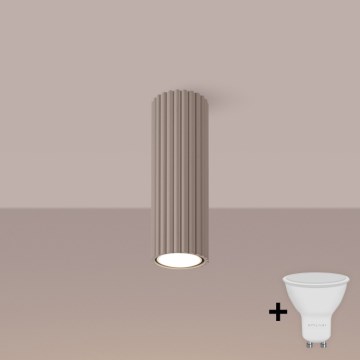 Brilagi - LED spotlámpa CRESTO 1xGU10/10W/230V 20 cm taupe