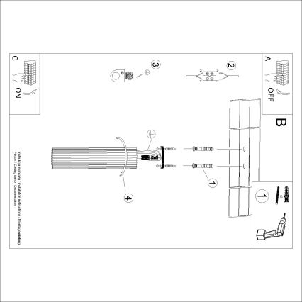 Brilagi - LED spotlámpa CRESTO 1xGU10/10W/230V 30 cm piros