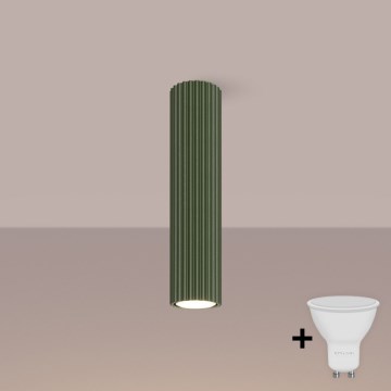 Brilagi - LED spotlámpa CRESTO 1xGU10/10W/230V 30 cm zöld