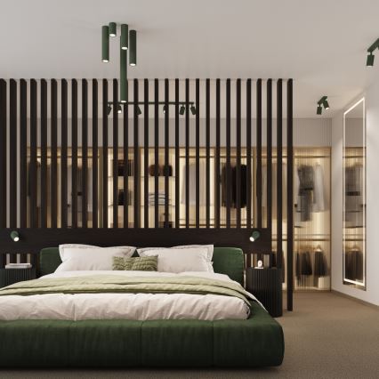 Brilagi - LED spotlámpa CRESTO 1xGU10/10W/230V 30 cm zöld