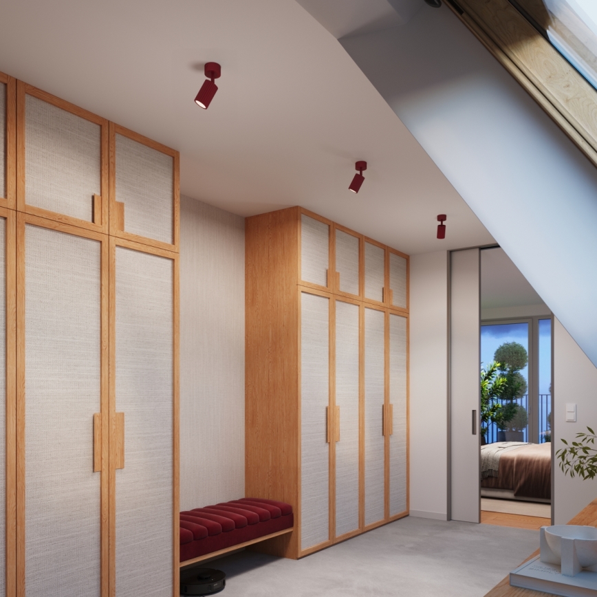 Brilagi - LED spotlámpa CRESTO 1xGU10/10W/230V bordó