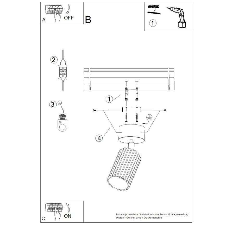 Brilagi - LED spotlámpa CRESTO 1xGU10/10W/230V fehér