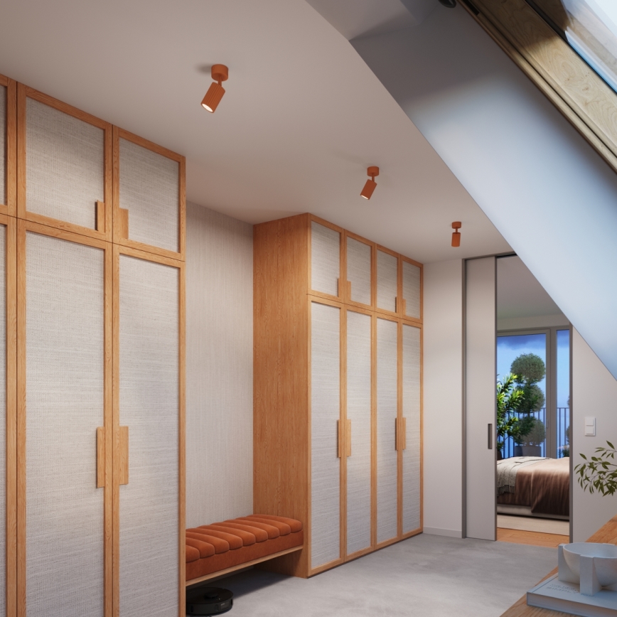 Brilagi - LED spotlámpa CRESTO 1xGU10/10W/230V piros