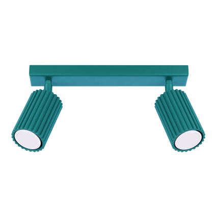 Brilagi - LED spotlámpa CRESTO 2x GU10/10W/230V türkiz