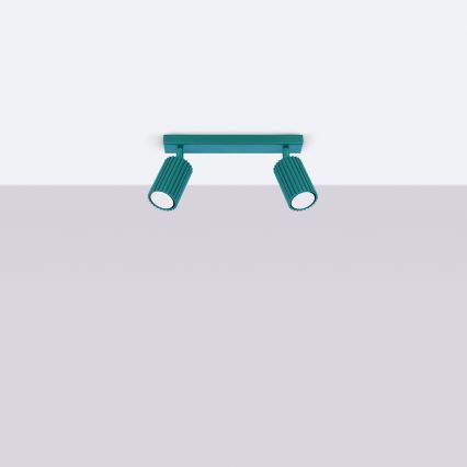 Brilagi - LED spotlámpa CRESTO 2x GU10/10W/230V türkiz