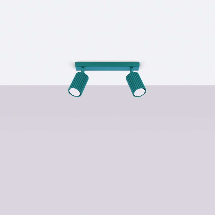 Brilagi - LED spotlámpa CRESTO 2x GU10/10W/230V türkiz