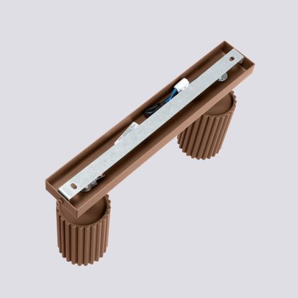 Brilagi - LED spotlámpa CRESTO 2xGU10/10W/230V barna