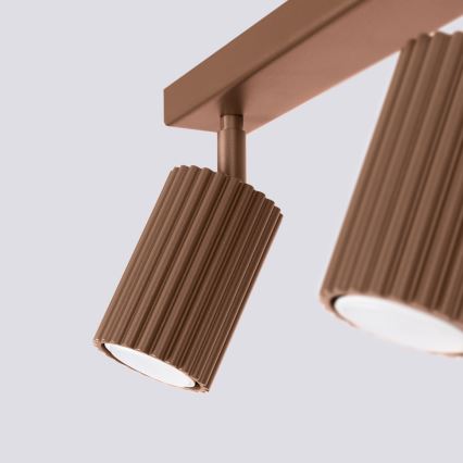 Brilagi - LED spotlámpa CRESTO 2xGU10/10W/230V barna