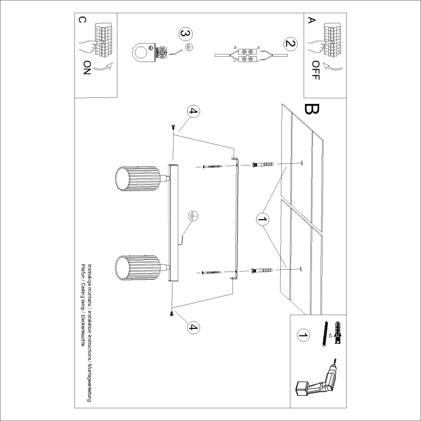 Brilagi - LED spotlámpa CRESTO 2xGU10/10W/230V barna