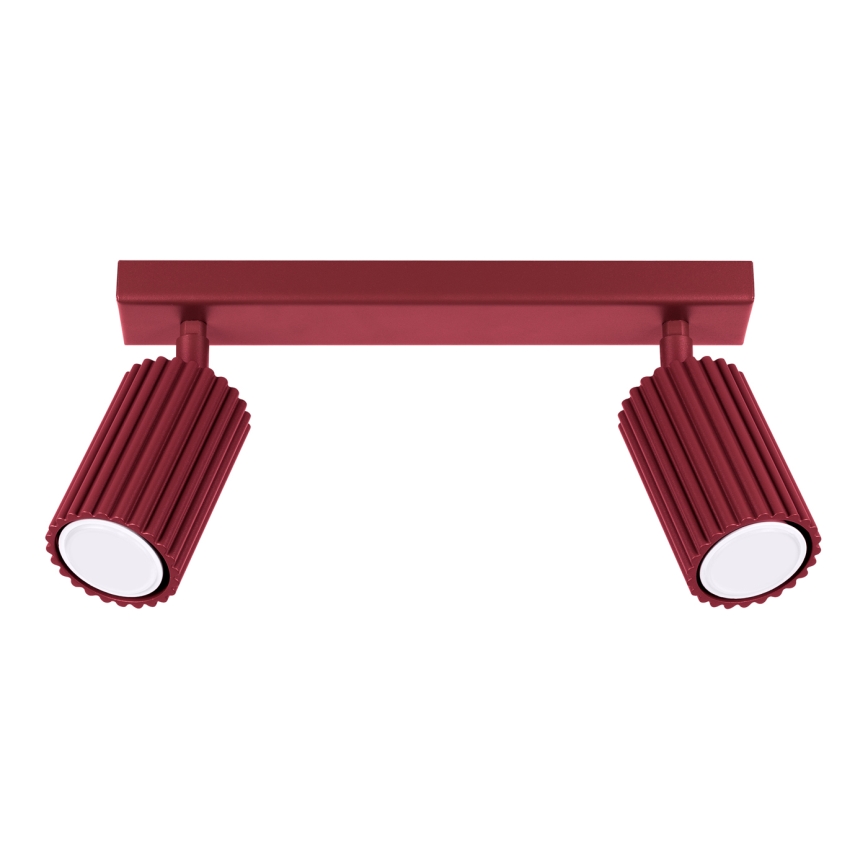 Brilagi - LED spotlámpa CRESTO 2xGU10/10W/230V bordó