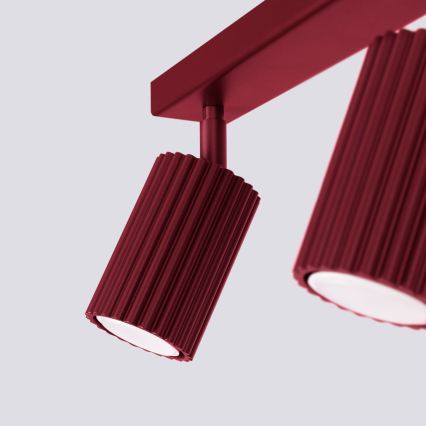 Brilagi - LED spotlámpa CRESTO 2xGU10/10W/230V bordó