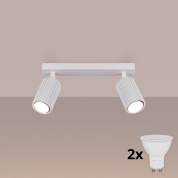Brilagi - LED spotlámpa CRESTO 2xGU10/10W/230V fehér