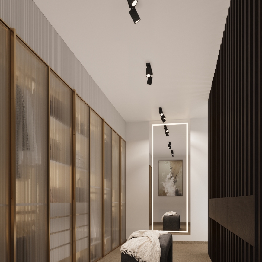 Brilagi - LED spotlámpa CRESTO 2xGU10/10W/230V fekete