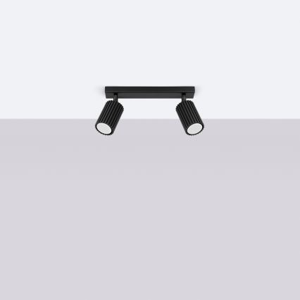 Brilagi - LED spotlámpa CRESTO 2xGU10/10W/230V fekete